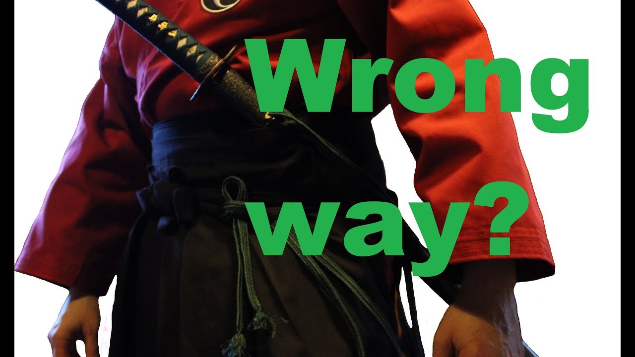 Wearing Samurai Swords the Wrong Way - Part 1