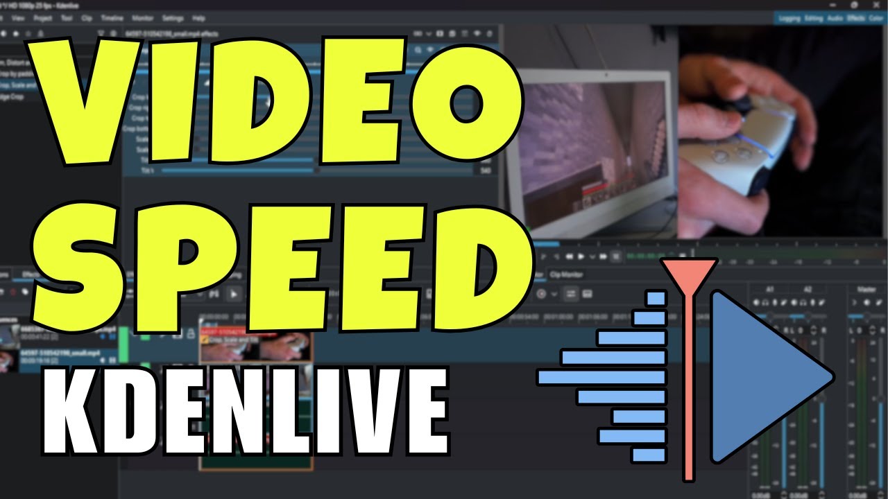 How to Change Video Speed in Kdenlive | Slow Motion & Fast Motion Tutorial
