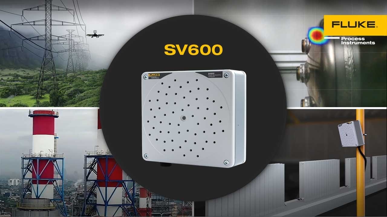SV600 Fixed Acoustic Imager - How to constantly monitor processes for Air, Gas, Steam, Vacuum Leaks