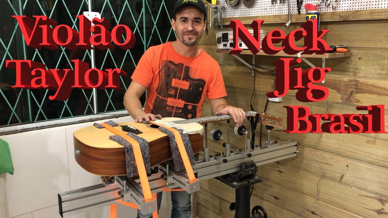 Violão Taylor na Neck Jig Brasileira - Renatinho Stauros