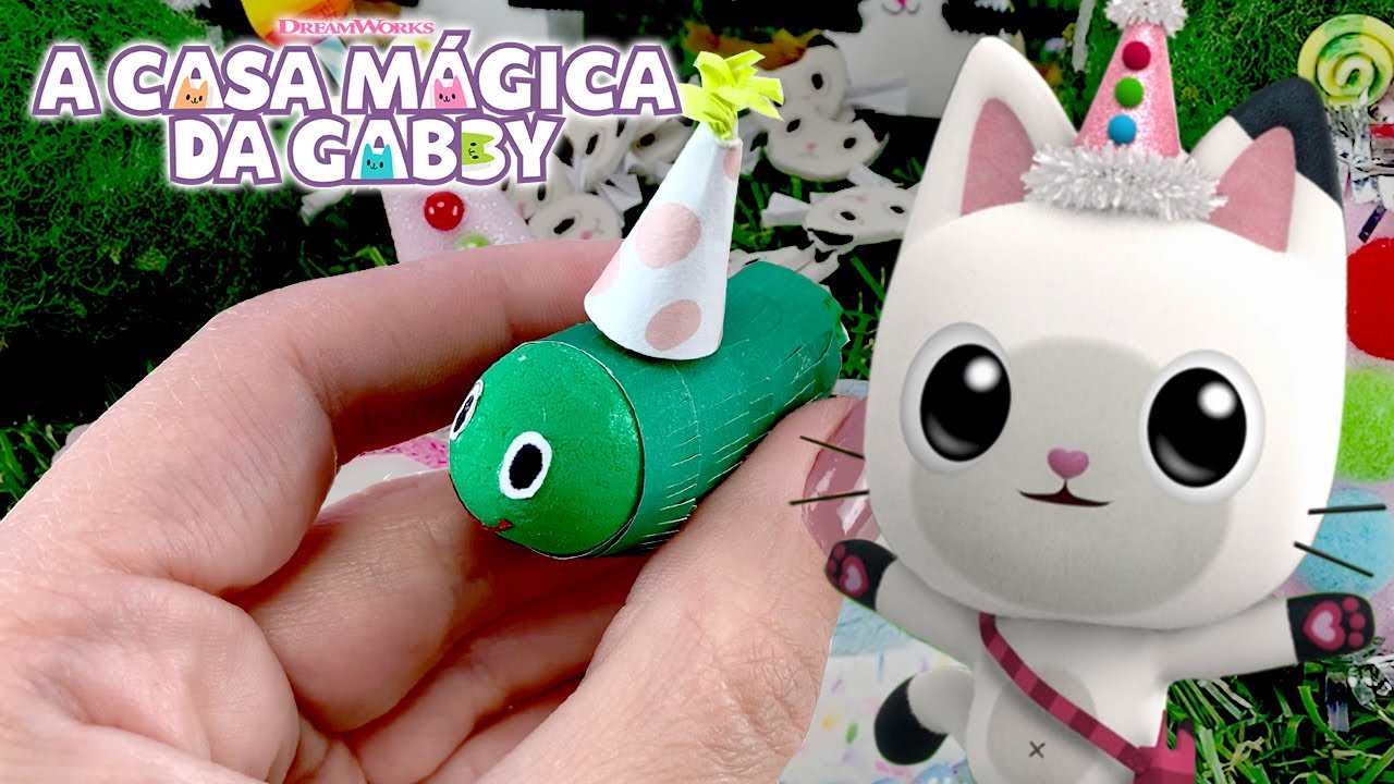 Como fazer uma mini pinhata de picles para o aniversário do Pandy! | A CASA MÁGICA  DA GABBY