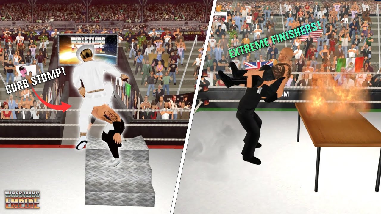 Extreme Finishers & Moments In Wrestling Empire
