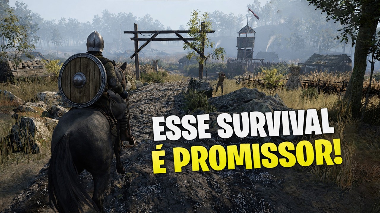 🏰 Survival RPG Medieval Open World com Base Building ÉPICO! 🛡️ - Tales of Old Dominus 🐎