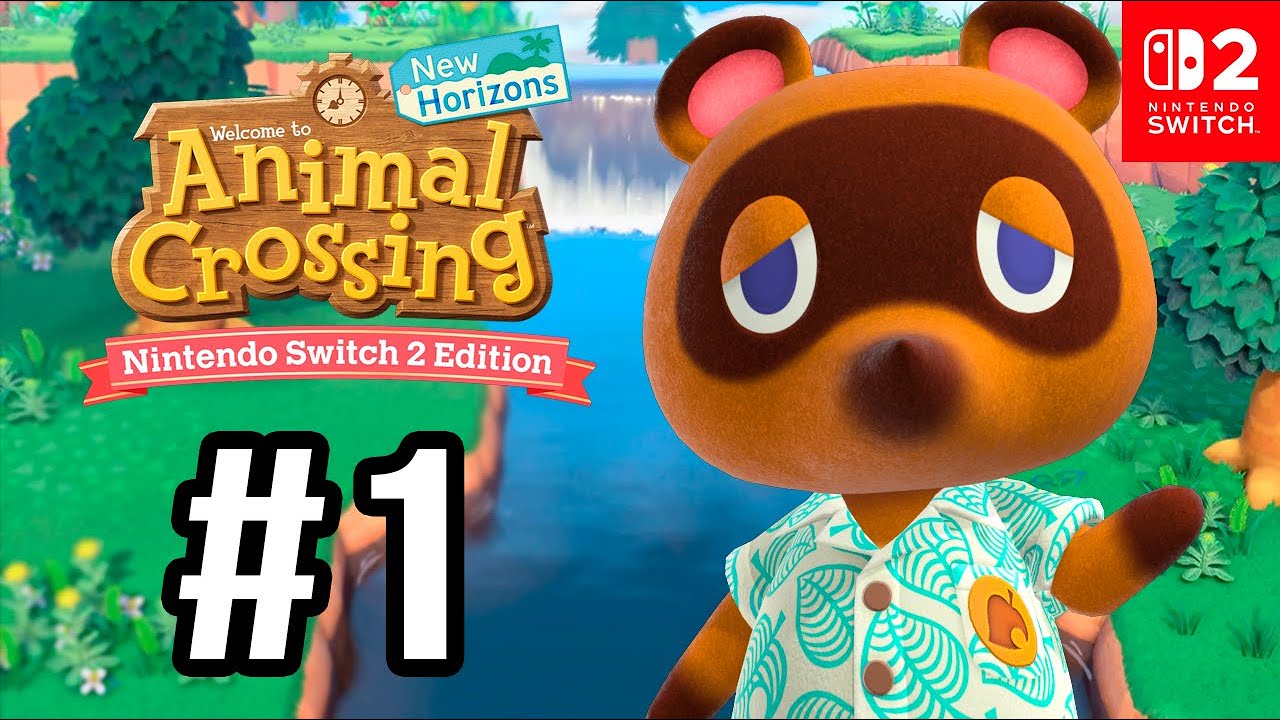 [SWITCH 2] ANIMAL CROSSING NEW HORIZONS #1 - GAMEPLAY DO INÍCIO