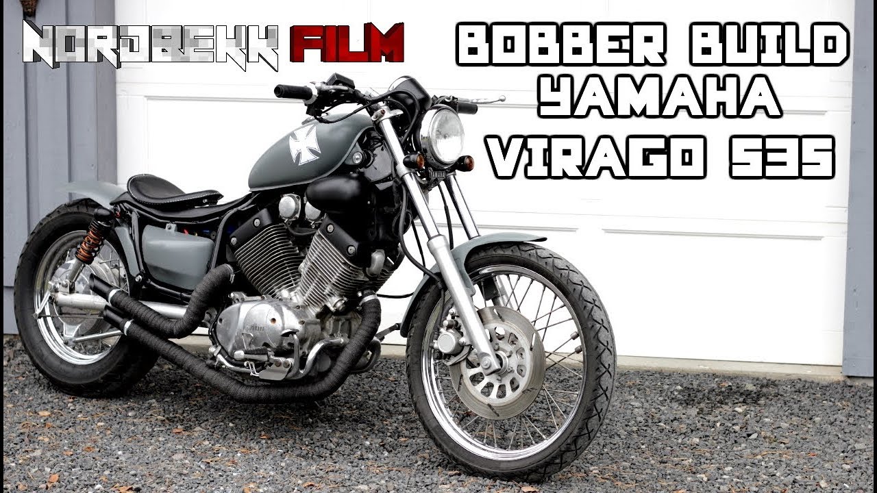 BOBBER BUILD - Yamaha Virago 535 bobber project [HD]