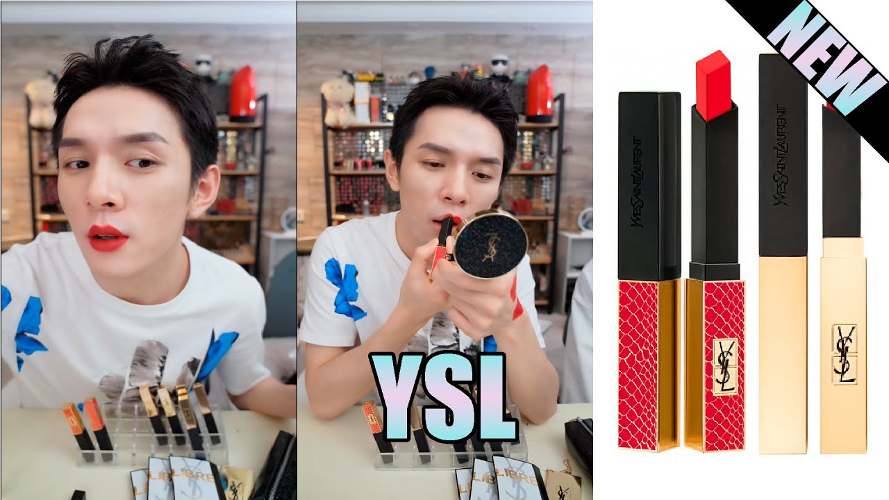 YvesSaintLaurent (*NEW ROUGE PUR COUTURE THE SLIM MATTE) | 28 | 30 |  27 | 26 | 21 | 12 | 9 | - 李佳琦