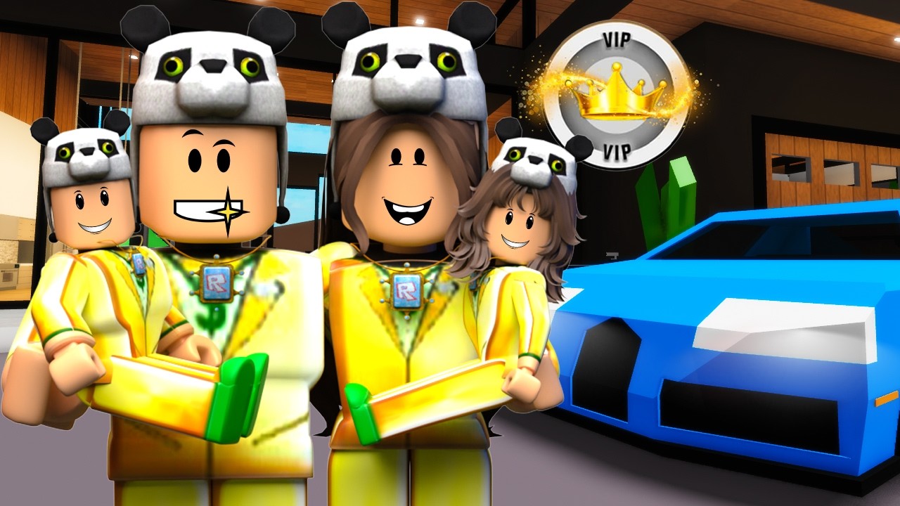 Kendi VIP AİLEMİ Kurdum! - Roblox Brookhaven