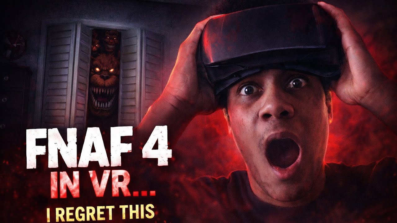 FNAF 4 in VR is TERRIFYING (Help wanted VR) 