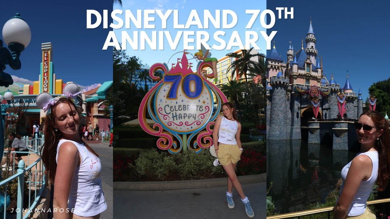 DISNEYLAND 70TH ANNIVERSARY vlog! first time seeing fantasmic, paint the night, & pin trading!!!
