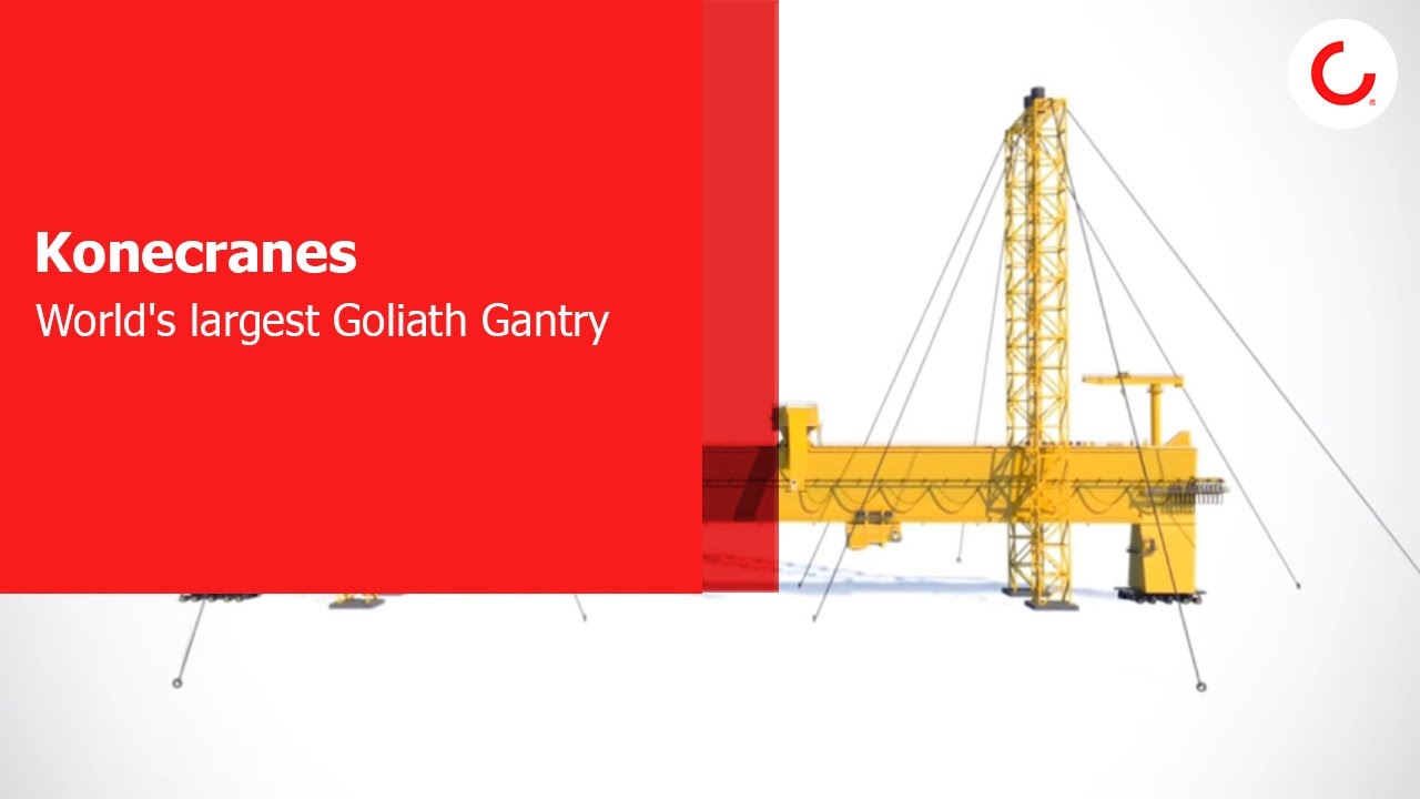 World's largest Goliath Gantry Crane by Konecranes