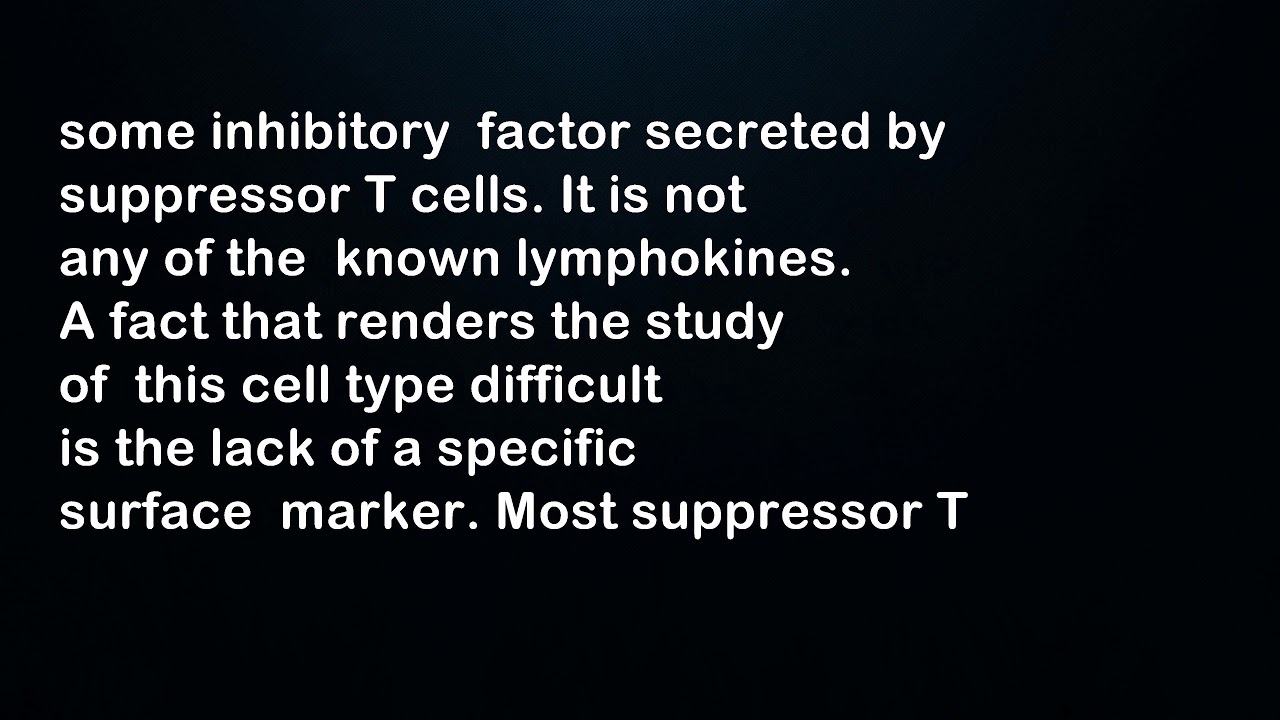 CD8 cell (T suppressor cell, T8 cell)