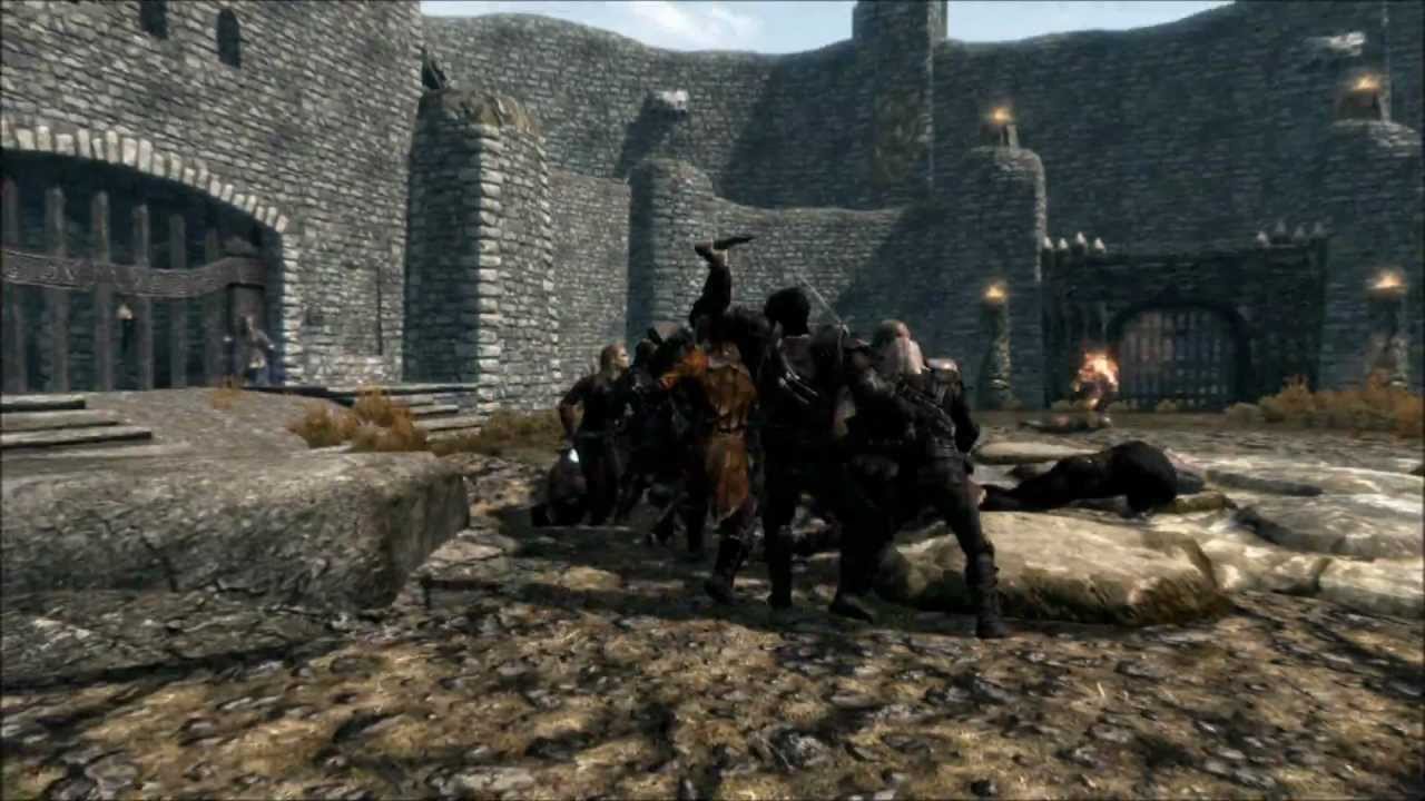 Skyrim GUILD WAR!  Thieves Guild vs. Dark Brotherhood vs. Companions vs. College of Winterhold