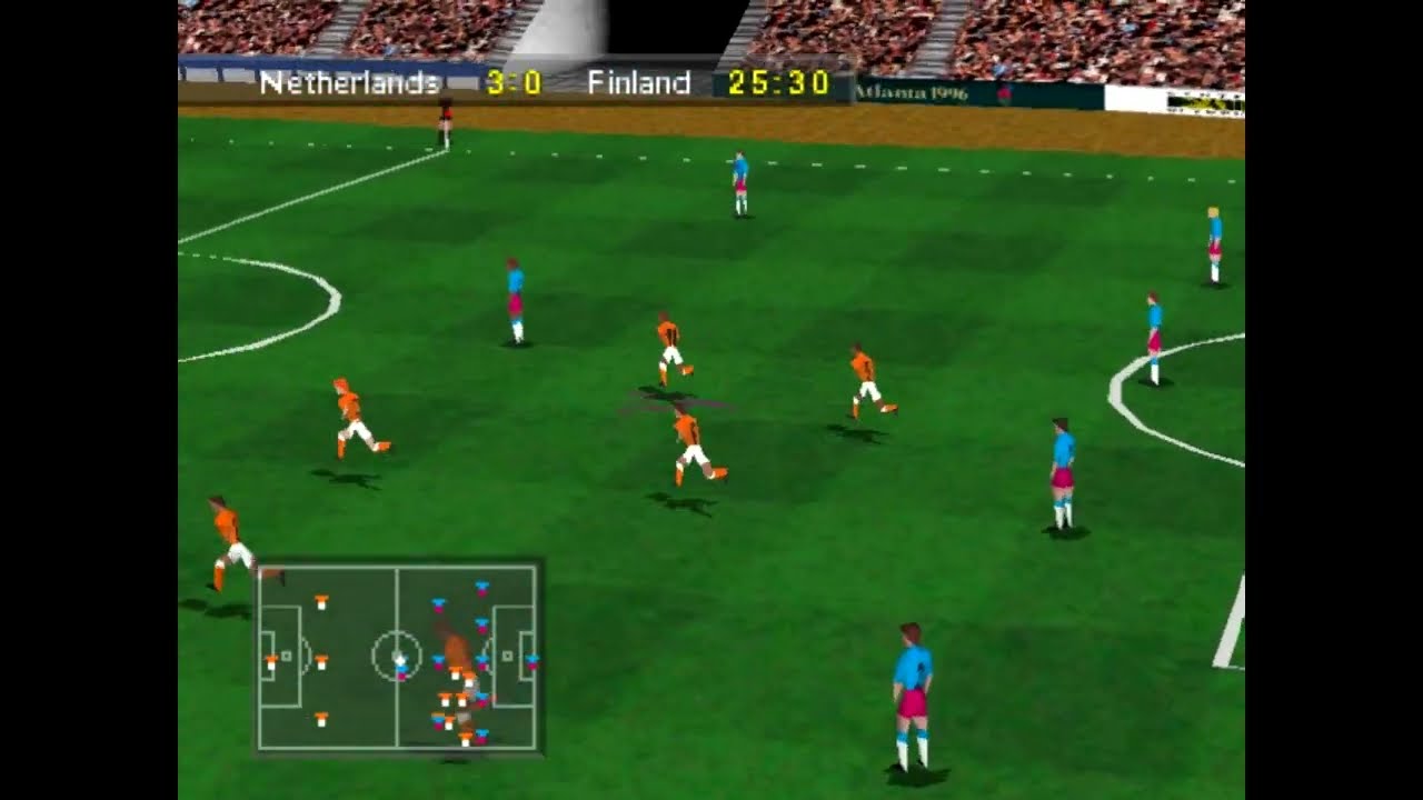 Olympic Soccer Atlanta '1996 (PS1) #olympic #soccer #games
