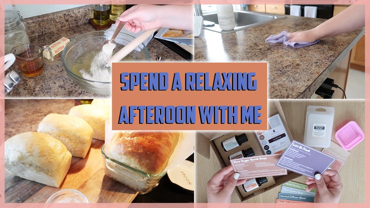 Spend a Relaxing Afternoon with Me | Baking, Cleaning, Unboxing