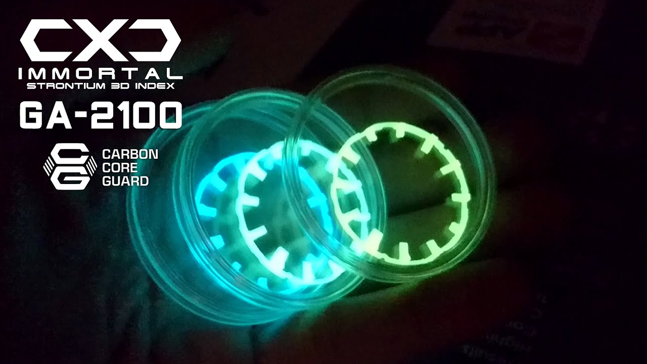 casio G-SHOCK GA-2100 CUSTOM 3D lumed strontium index by CXD IMMORTAL