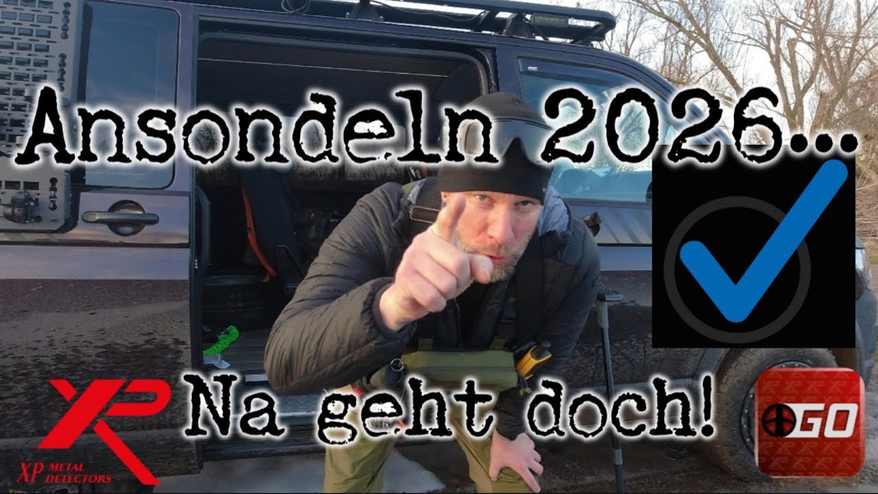 Sondeln 2026 XP Deus II Startschuss #schatzsuche #metaldetecting #xpdeus2 #treasurehunt 