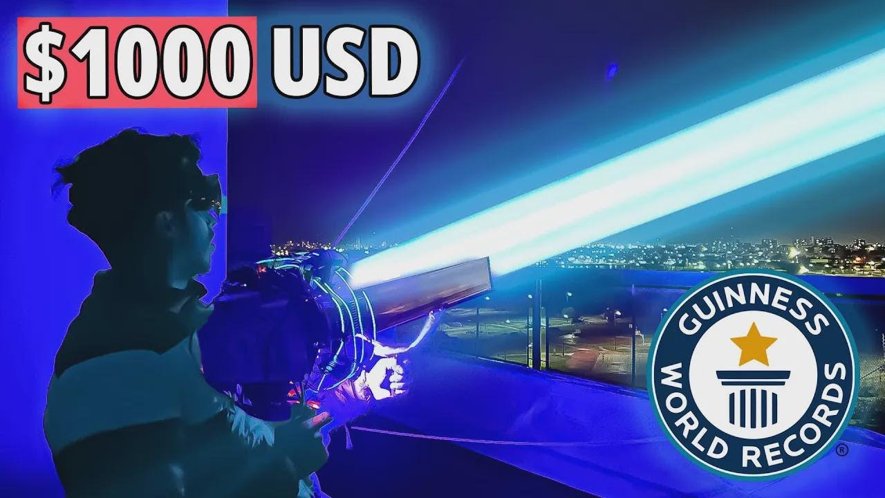Criei o LASER mais potente do MUNDO (Caseiro)