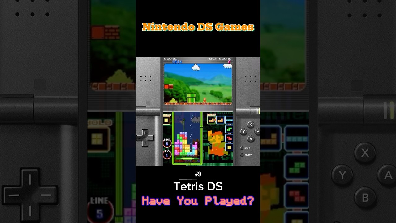 Tetris DS on Nintendo: Are you ready for the challenge? #tetris #nintendodsgames #videogames