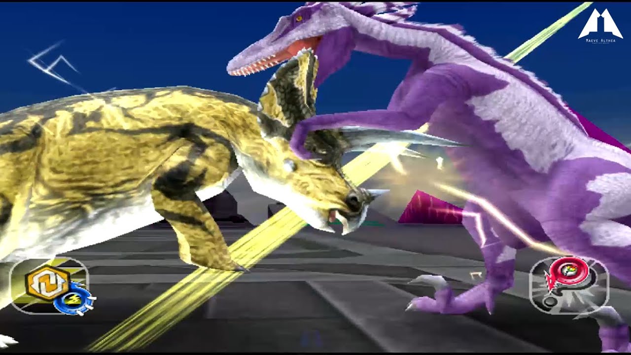 Dinosaur King Awaken Super Torosaurus X Triceratops 恐竜キング VS Space Pirates Stage 3 Spectre Jark