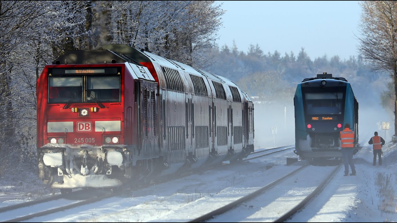 Evakuierung Marschbahn-RE 11017 in Sankt Michaelisdonn