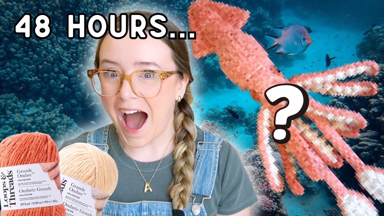I Crocheted A GIANT SQUID in 2 Days