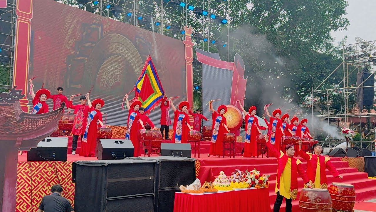 Trống hội Âm Vang  Đền Thượng Lào Cai 2026