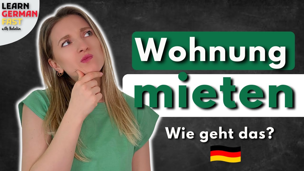 WOHNUNG mieten in Deutschland 🇩🇪 WIE GEHT DAS? ✅|| LEARN GERMAN FAST