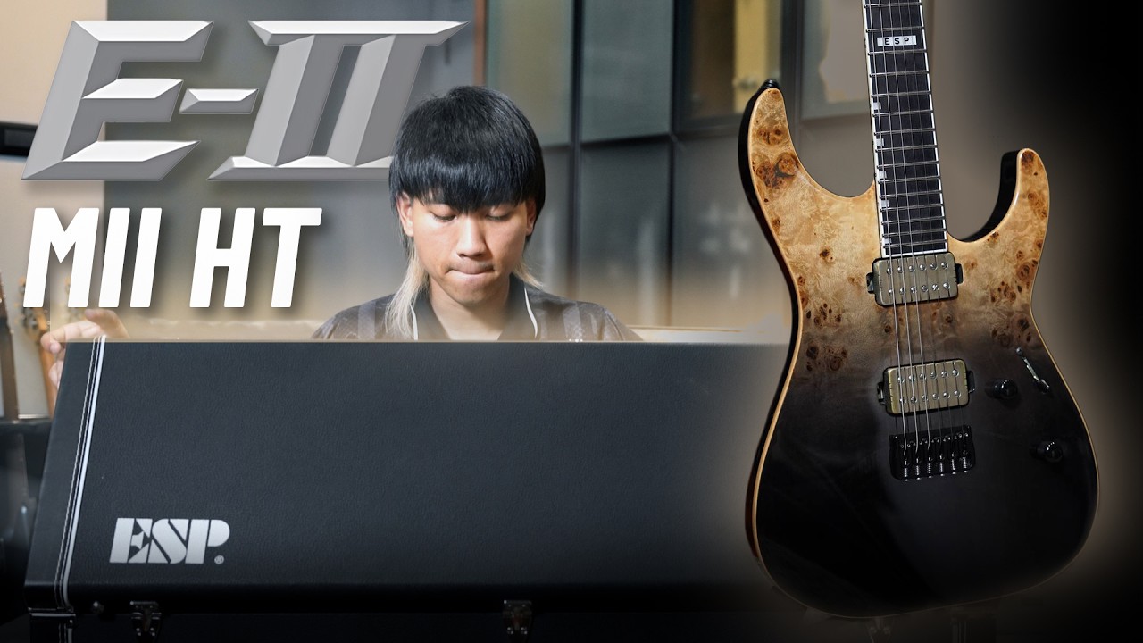 ESP E-II M-II HT | Black Natural Fade