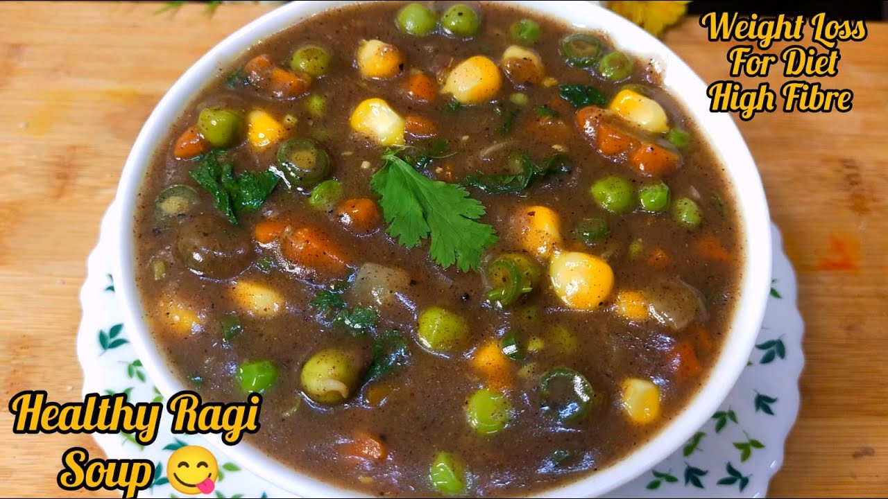 Healthy Ragi Vegetable Soup | Weight Loss & Diabetes Friendly Recipe