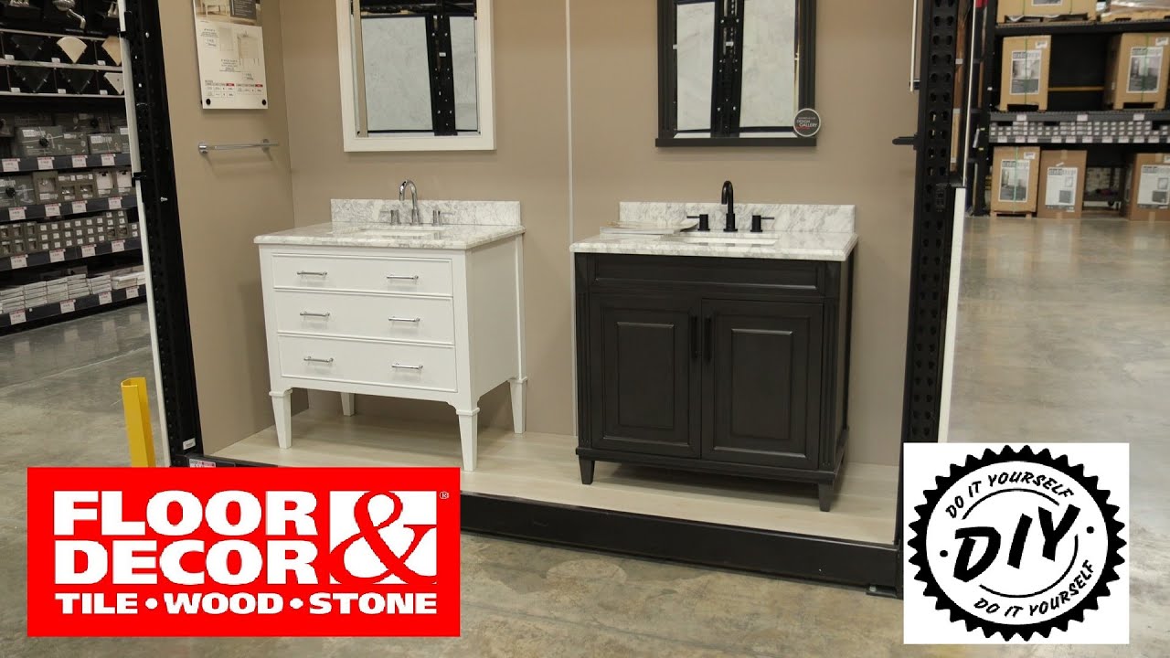 DIY Bathroom Vanity Remodel from Floor & Decor