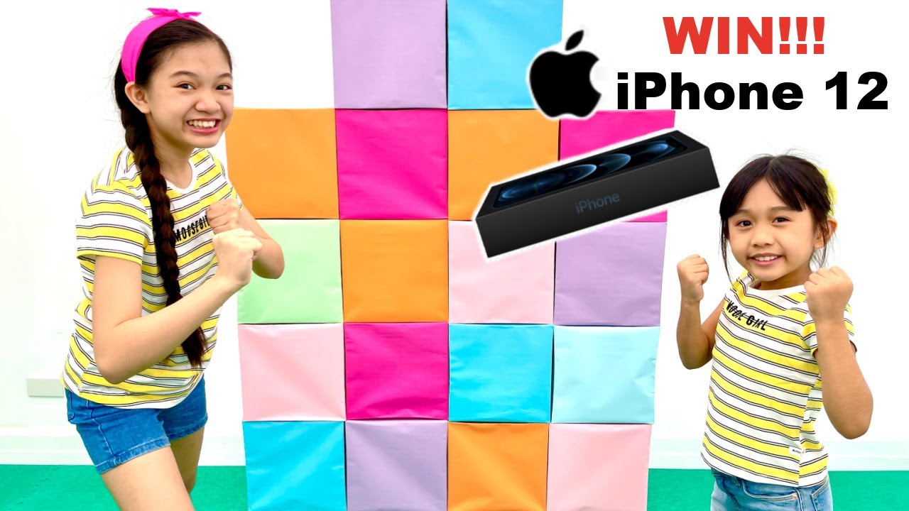 PUNCH THE BOX AND WIN IPHONE 12 PRO MAX | KAYCEE & RACHEL in WONDERLAND FAMILY