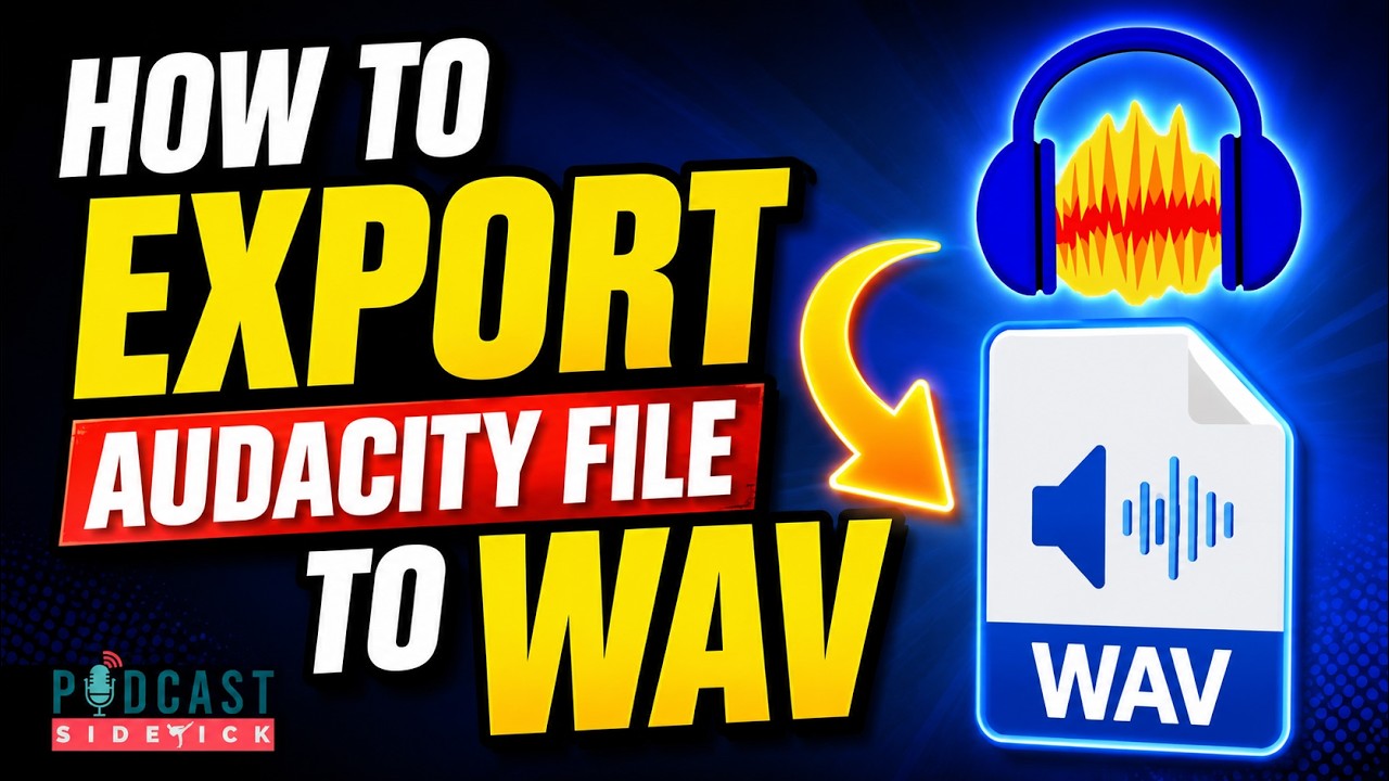 How to Export Audacity Recording - WAV Format