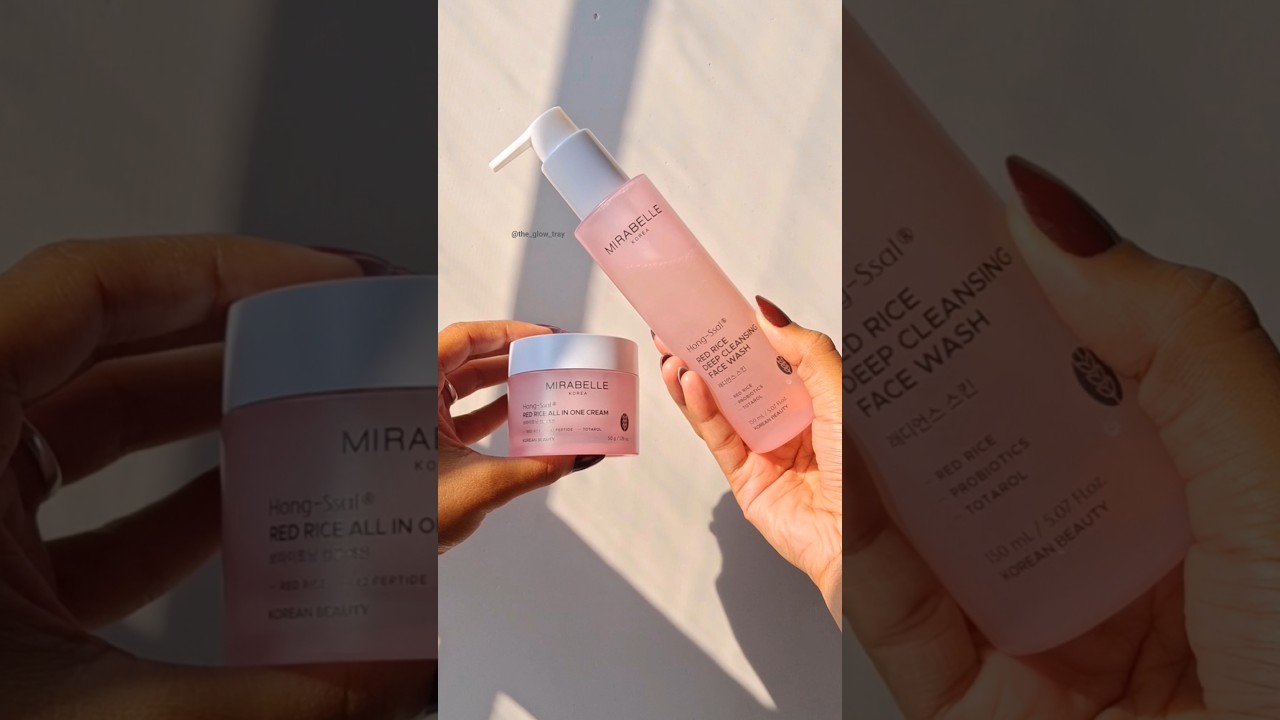 UGC Skincare Video | Korean Red Rice Cleanser & Cream ✨