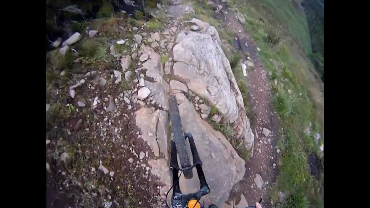 Golspie black run - using GoPro HD and a Specialized SX Trail