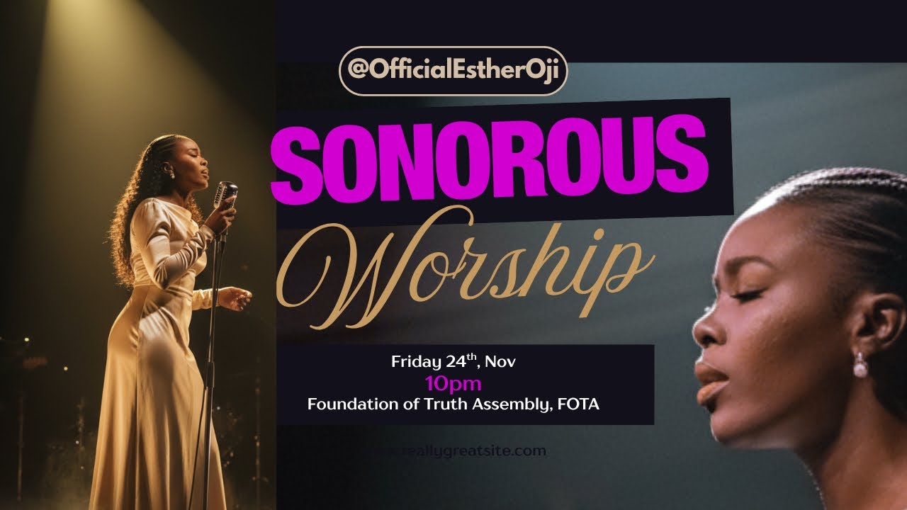 SONOROUS WORSHIP MOMENT WITH ESTHER OJI #deepchant #holyghostchant #spiritfilledmusic 
