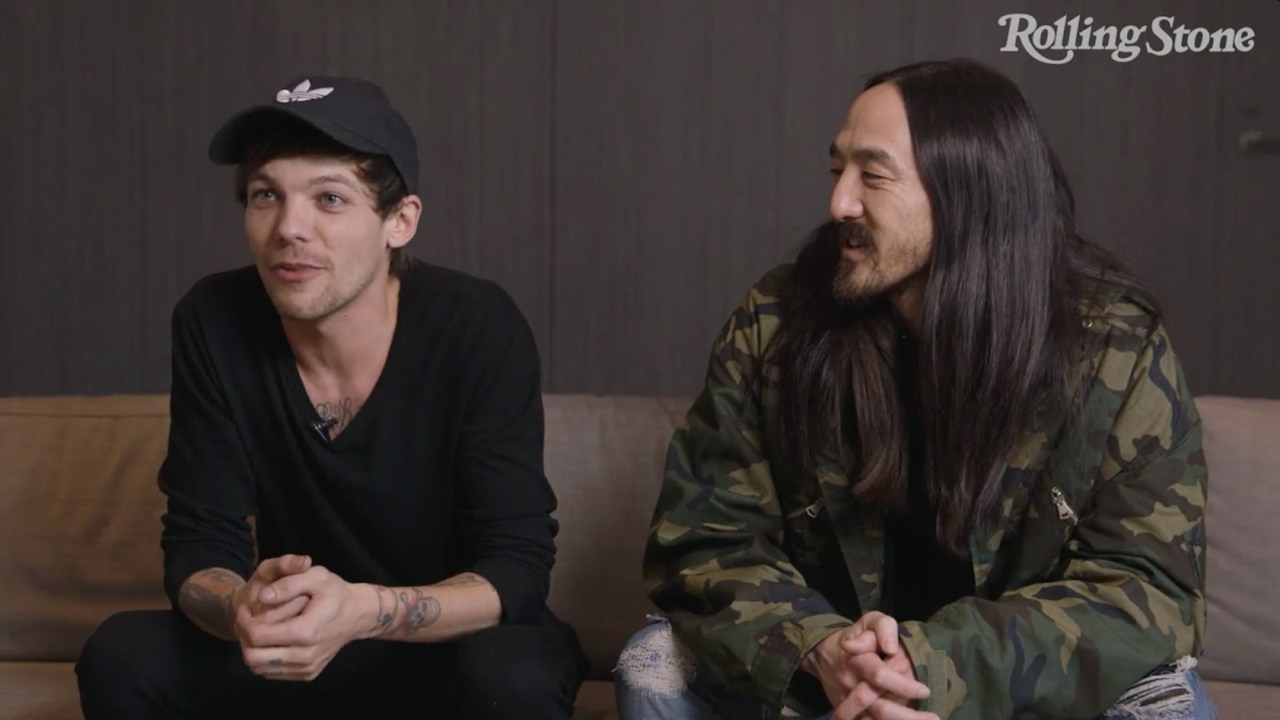 Watch Louis Tomlinson, Steve Aoki Discuss Partying, Swapping Careers