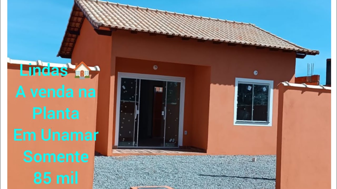 LANÇAMENTO! SOMENTE 85 MIL, A VENDA NA PLANTA EM UNAMAR-CABO FRIO-RJ.