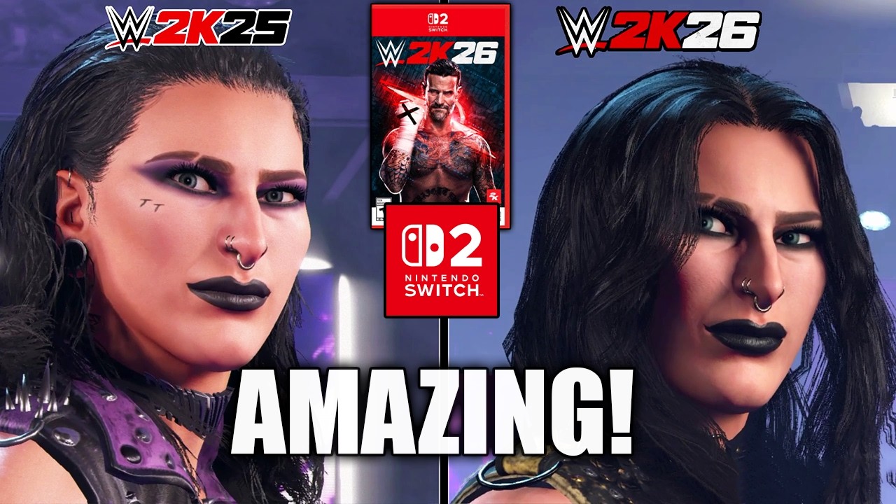 WWE 2K26 VS 2K25 on Nintendo Switch 2 | EARLY ACCESS
