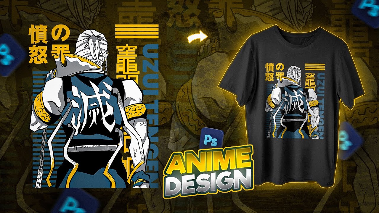 Start Anime Clothing Brand || Classy Anime Streetwear T-Shirt Design || Anime GFX