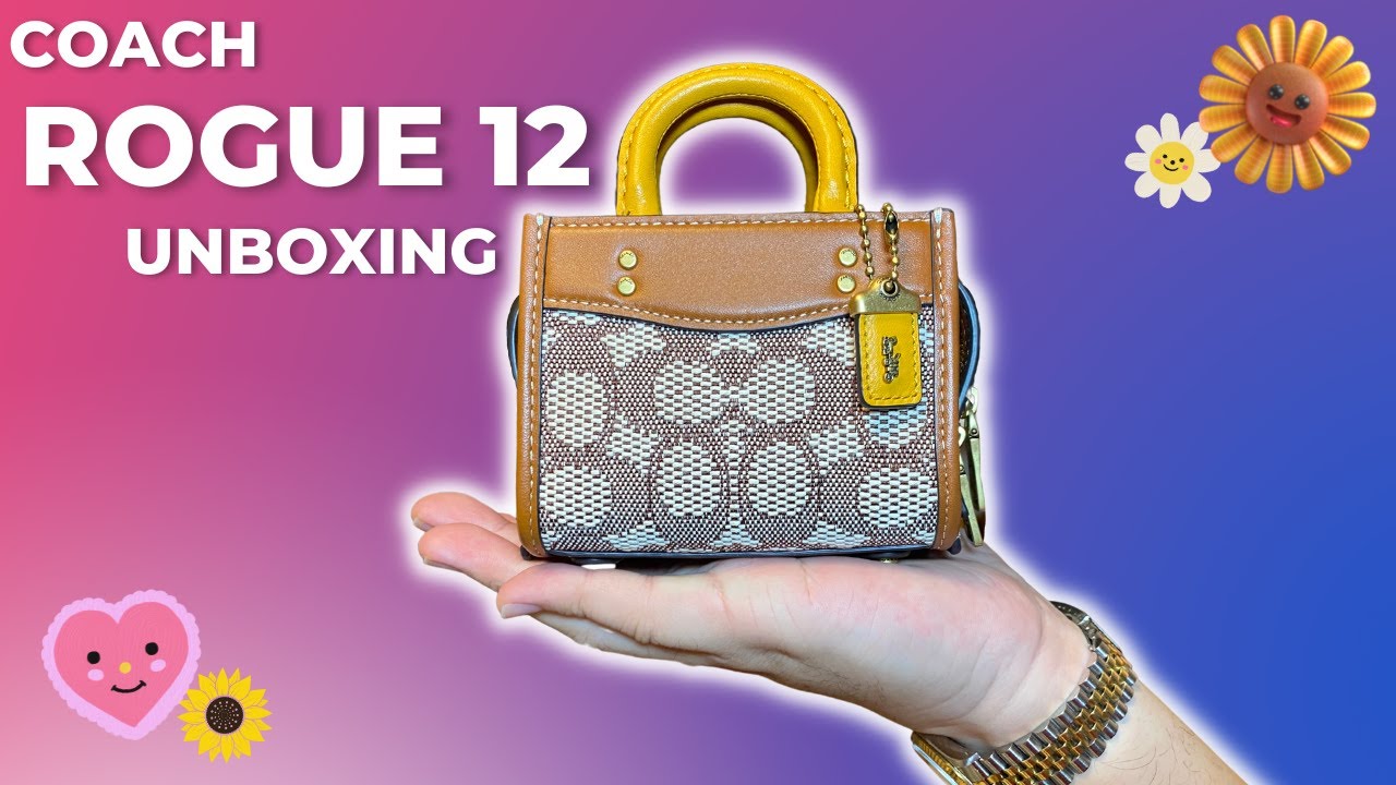 THIS BAG FITS IN THE PALM OF YOUR HAND ! |  UNBOXING THE NEW MICRO BAG FROM COACH THE ROGUE 12 !