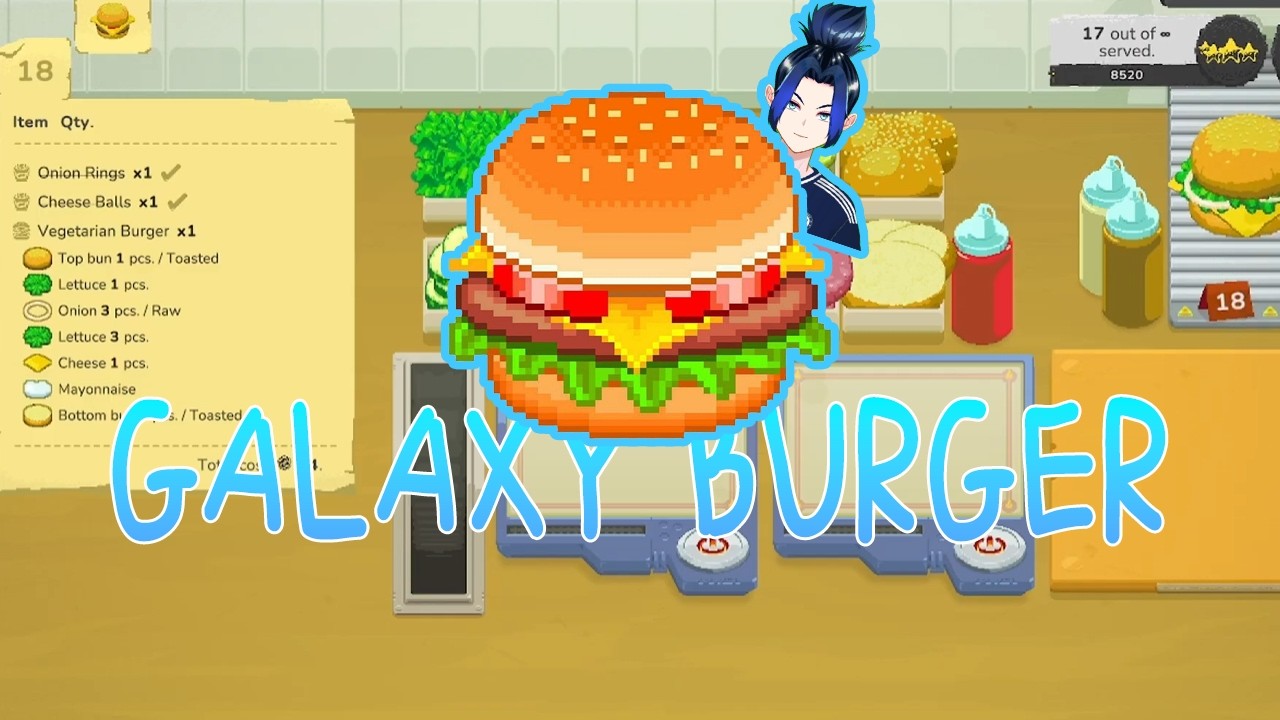 Jualan Burger... Galaxy Burger