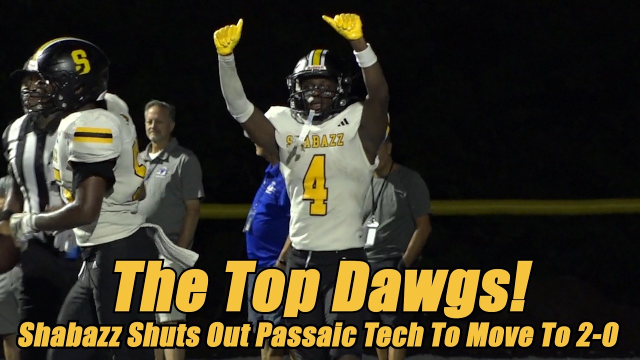 Shabazz 13 Passaic Tech 0 | 1-я неделя футбола | &laquo;Бульдоги&raquo; побеждают очередного соперника из 5-й...