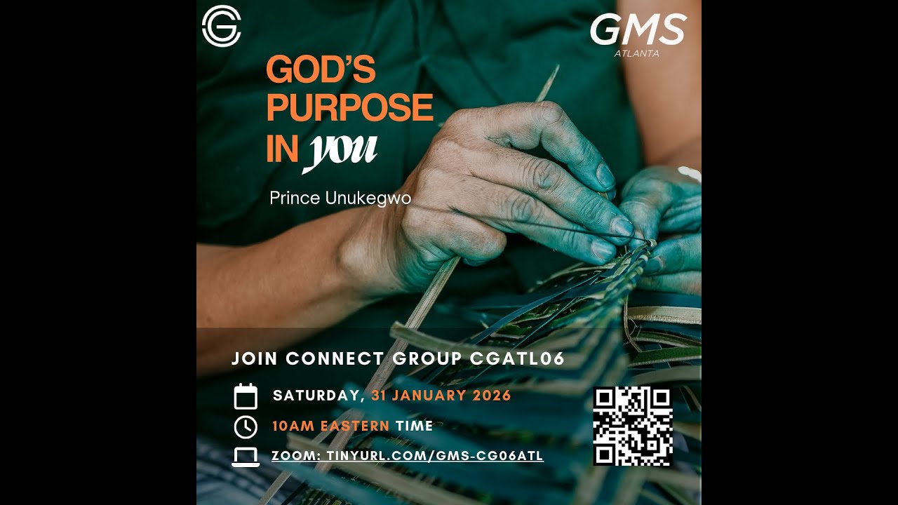 God's Purpose in You by Prince Unukegwo CGATL06 #gerejamawarsharon #gms #gmschurch