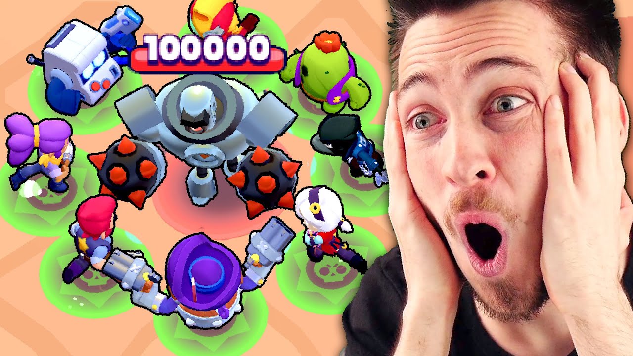 Ki Szedi Le Gyorsabban? 100 EZER ÉLETŰ ROBOT! / Brawl Stars Magyarul