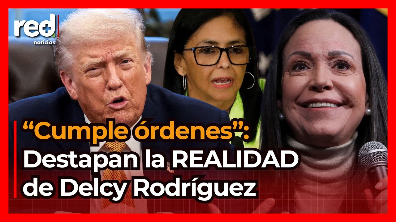 María Corina Machado DESTAPA LA REALIDAD DE DELCY RODRÍGUEZ tras reunión con Trump: "Comunista"