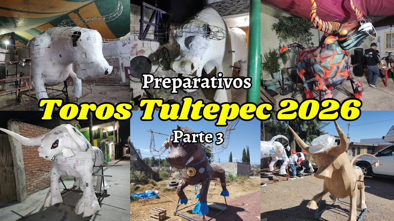 Preparativos De Algunos De Los Toros Pirotécnicos Para Este 6 De Marzo En Tultepec 2026 (3).
