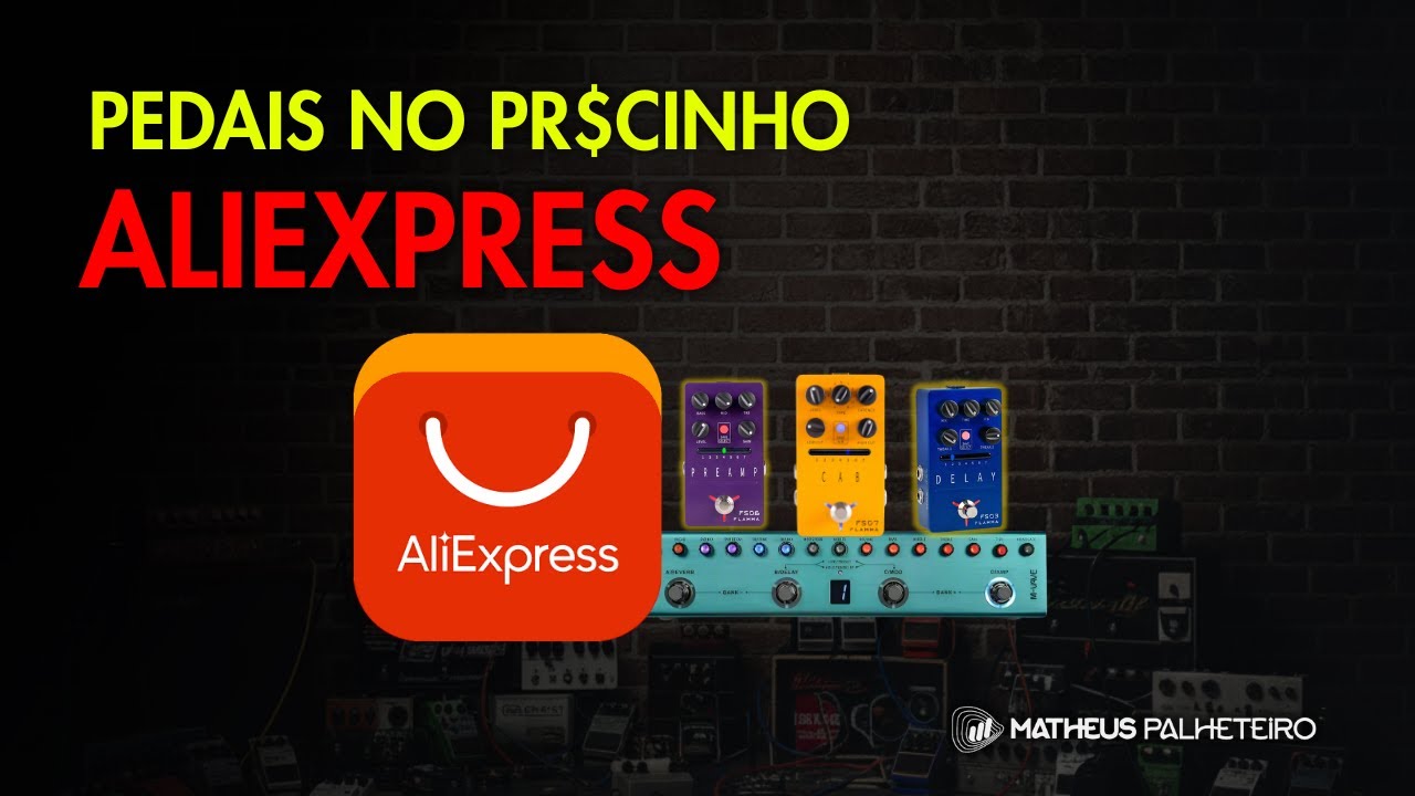 Black Friday AliExpress: MELHORES Pedais de Guitarra, Cupons e Ofertas!