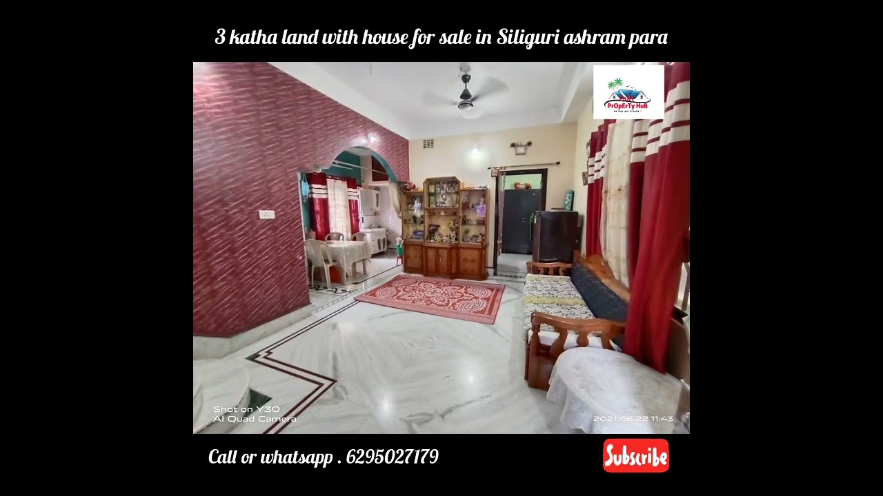 3 katha land with house for sale in Siliguri ashram para