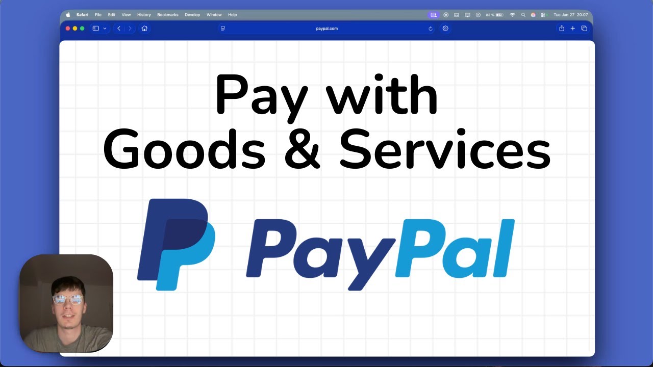How To Pay with PayPal Goods & Services
