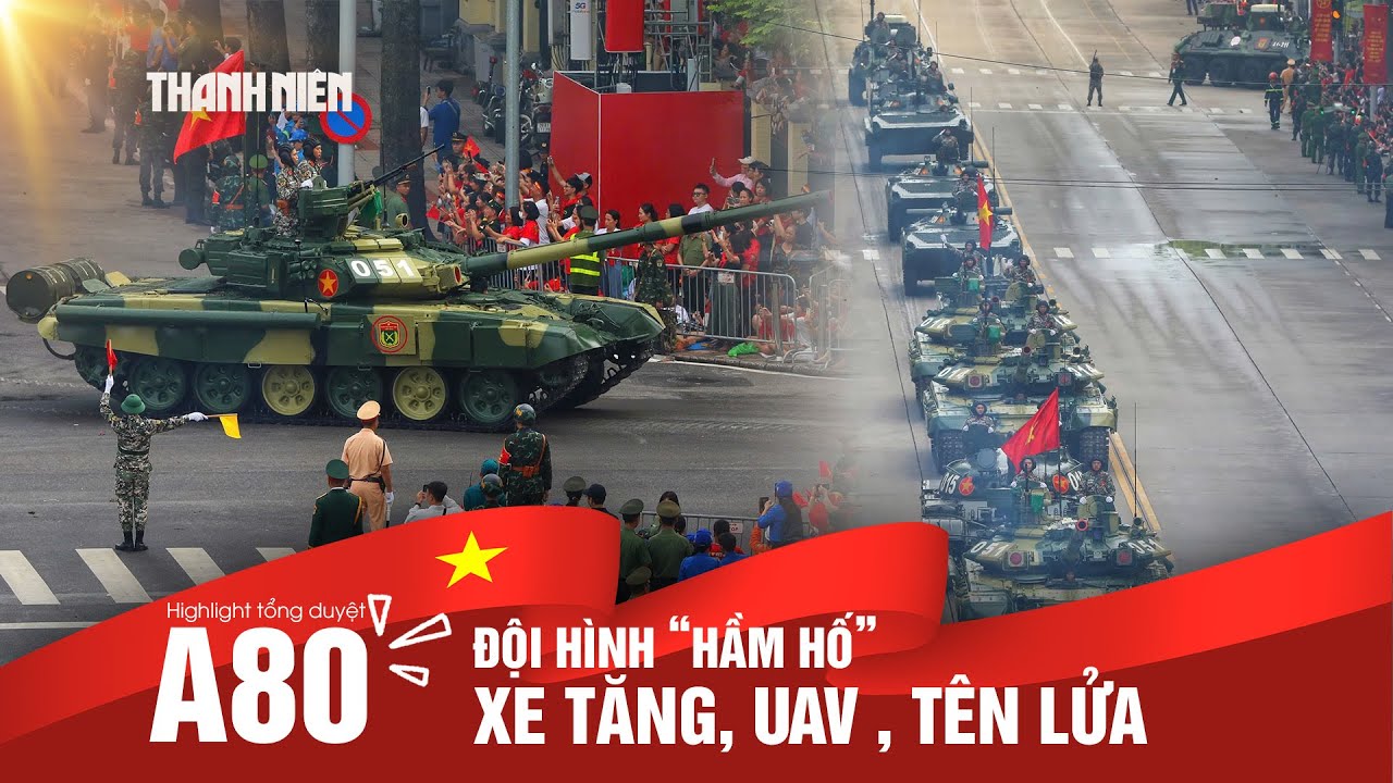 Nhìn lại tổng duyệt A80 : Đội hình 